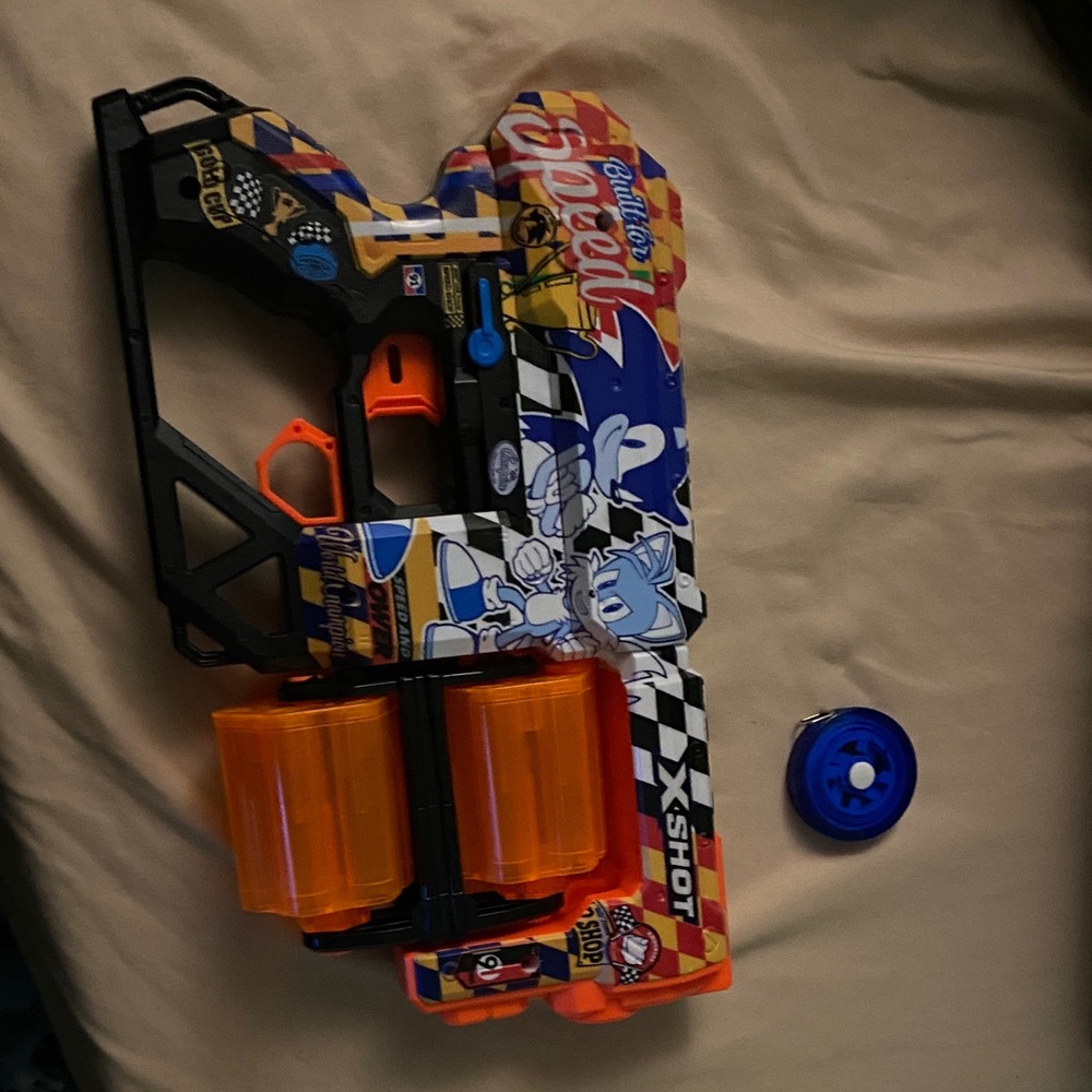 Nerf X-Shot Blaster - Black, Orange, and Blue